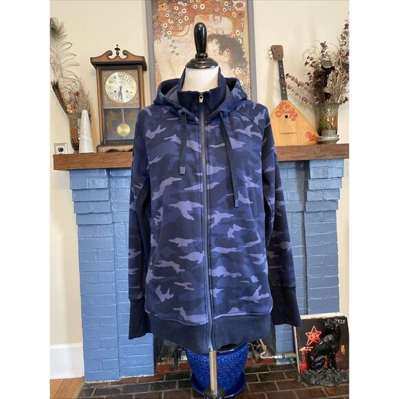 Athleta 1x Camo Zip-Up Hoodie - Picture 1 of 12